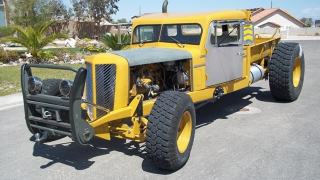 Illustration for article titled Huge Diesel Powered Hot Rod Is Ready For The Apocalypse